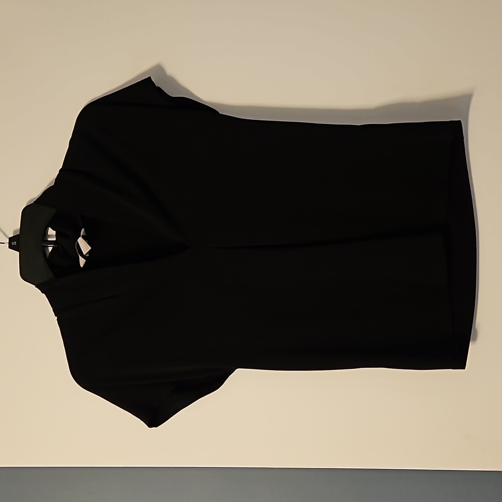 Black short sleeve blouse size XS